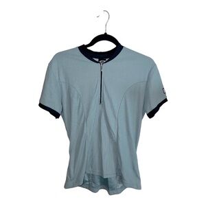 ZOIC Womens Sage Green Bike Jersey Cycling Shirt Black Size Medium